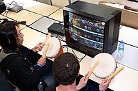 Un jeu de percussion en japonais