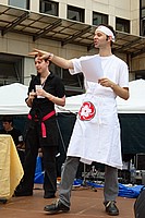 Animateurs du jeu "Ramen pas ta fraise"