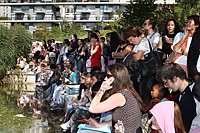 Public du concours de cosplay