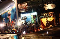 Vue sur les stands