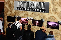 Battlefield: Bad Company 2 sur le stand Electronic Arts