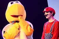 Un Koopa Troopa, Mario (Mario)