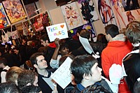 Foule compacte des all�es