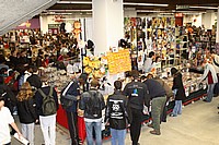 Vue sur les stands
