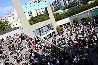 Le patio de l'Espace Champerret