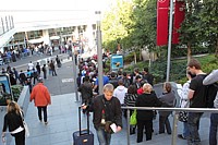 Un bout de la file d'attente ext&eacute;rieure