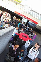Un bout de la file d'attente ext&eacute;rieure