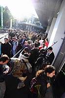 Un bout de la file d'attente ext&eacute;rieure