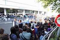Un bout de la file d'attente ext&eacute;rieure